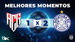 MELHORES MOMENTOS ATLÉTICO GOIANIENSE 1 X 2 GOIATUBA | 07/02/2026