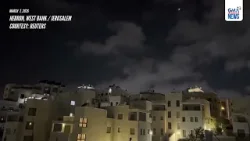 Iranian missiles flying over Israel and the West Bank | GMA Integrated News