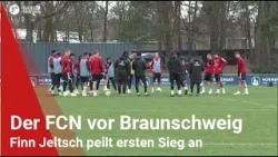 Nach dem Derby ist vor Braunschweig: Finn Jeltsch peilt seinen ersten Zweitligasieg mit dem FCN an