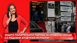 Зошто политичките партии се привилегирани со редовни буџетски исплати?