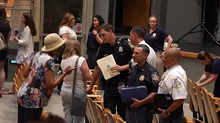 Baltimore County leaders address crime concerns in Towson at town hall