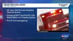 Pafford EMS ambulance transporting patient on I-55 hit head-on