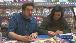 Comic fans meet artists at Heroes Comics signing event