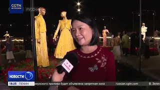 Chinese wedding fashion takes to the Great Wall