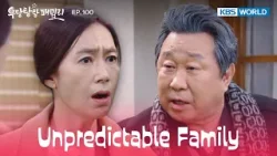 Fighting like cats and dogs [Unpredictable Family : EP.100] | KBS WORLD TV 240222