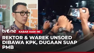 Alleged Bribery in Admissions Process, Unsoed Rector and Vice Rector Hauled In by KPK | News Today