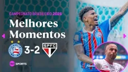 LUCAS MARCA GOLAÇO, MAS BAHIA LEVA A MELHOR E VOLTA A VENCER! BAHIA 3X2 SÃO PAULO