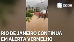 Rio de Janeiro continua em alerta vermelho para temporal Rio de Janeiro continua em alerta vermelho para temporal