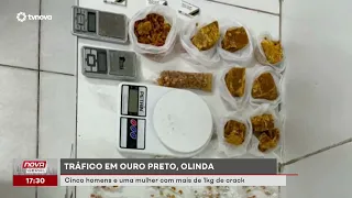 Six people arrested with over 1 kg of crack in Ouro Preto, Olinda