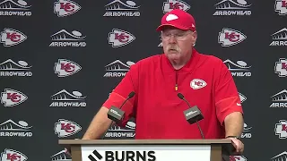 Andy Reid on Kahlil Benson: 'He's made improvement every week'