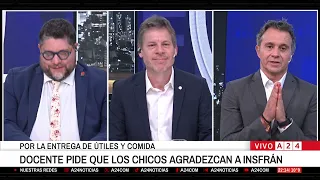 🔴 TEACHER ASKS CHILDREN TO THANK INSFRÁN