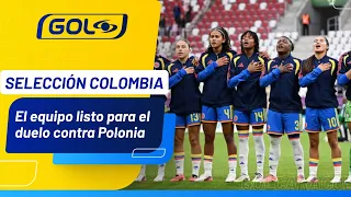 Selección Colombia llegó al estadio para enfrentar a Polonia en el Mundial Sub-20 femenino