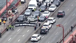 Pro-Palestinian protesters sentenced for 2024 Golden Gate Bridge shutdown