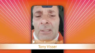 TV Oranje app video message - Tony Visser