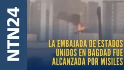 La embajada de Estados Unidos en Bagdad fue alcanzada por misiles