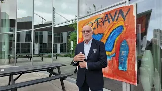 Coloristen Peder Ravn udstiller på Aarhus Ø