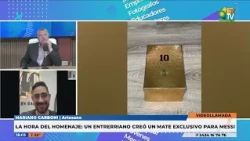 LA HORA DEL... HOMENAJE: UN ENTRERRIANO CREÓ UN MATE EXCLUSIVO PARA MESSI