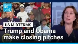 US Midterms: Donald Trump and Barack Obama make closing pitches • FRANCE 24 English
