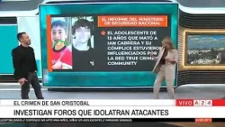? CRIMEN DE SAN CRISTÓBAL: INVESTIGAN UN FORO DONDE IDOLATRAN ATACANTES ? CRIMEN DE SAN CRISTÓBAL: INVESTIGAN UN FORO DONDE IDOLATRAN ATACANTES