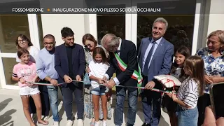 Roto TVRS Fossombrone "Inauguration of the new Occhialini school complex"