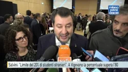 Salvini: "Limite del 20% di studenti stranieri". A Vigevano la percentuale supera l'80