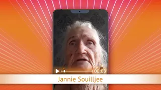 TV Oranje app videoboodschap - Jannie Souilljee