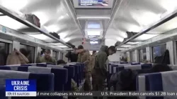 All aboard Ukraine’s battle zone train