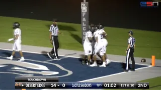 Friday Night Fever: ​Desert Edge shuts out Cactus Shadows 20-0