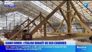 Saint-Omer Church still under construction