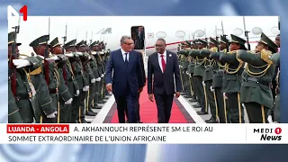Akhannouch représente SM le Roi au Sommet extraordinaire de l’UA des Chefs d’État & de gouvernements