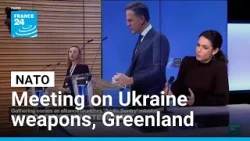 NATO defence ministers to meet on Ukraine weapons, Greenland security • FRANCE 24 English
