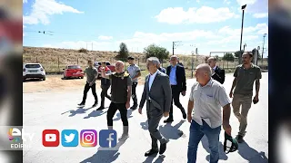 GOVERNOR SEZER INSPECTED WHEAT PROCUREMENT OPERATIONS AT TMO