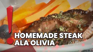 Super Delicious, Here Is Olivia Zalianty’s Recipe for Spaghetti Aglio e Olio and Beef Steak