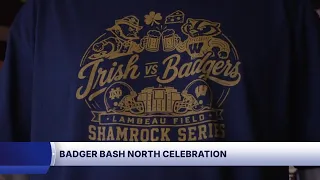 Fans gather in Green Bay for historic Badgers-Irish Lambeau game