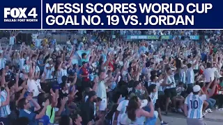 Messi scores World Cup goal No. 19, crowd loves it