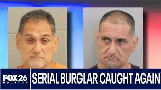 Convicted serial burglar caught for the ninth time