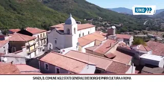 srv SANZA, IL COMUNE AGLI STATI GENERALI DEI BORGHI PNRR CULTURA A ROMA