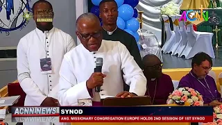 ANGLICAN MISSIONARY CONGREGATION EUROPE HOLDS 2ND SESSION OF THE 1ST SYNOD