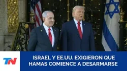 PAZ EN GAZA I Trump se reunió con Netanyahu en EE.UU. y volvió a exigir el desarme de Hamás PAZ EN GAZA I Trump se reunió con Netanyahu en EE.UU. y volvió a exigir el desarme de Hamás