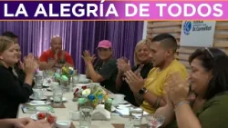 El grupo celebró fuerte la remera dorada de Alejandro: aplausos y felicitaciones en el desayuno