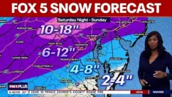 Snow Forecast: Winter Storm Warning issued for DC region