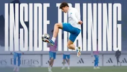 ? Final training session before the match against Manchester City!