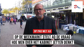 Op Pad Met Ad headed to the local market to gauge what residents of Dordrecht think of the Jetten...
