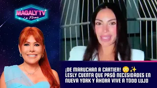 ¡De Maruchan a Cartier! 😳✨ Lesly cuenta que pasó necesidades en Nueva York y ahora vive a todo lujo