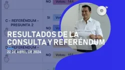 #NoticiasEcuador | CNE: Resultados de la Consulta Popular y del Referéndum 22/04/2024