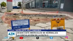 Desde este miércoles se normaliza la circulación en la ruta 3 Desde este miércoles se normaliza la circulación en la ruta 3