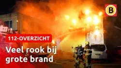 Ramen en deuren dicht vanwege rook door grote brand | Omroep Brabant