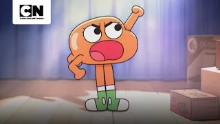 DARWIN'S FIGHT TO FREE OBJECTS | THE AMAZING WORLD OF GUMBALL | CARTOON NETWORK