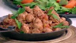 خبز الكينوا بحشوة الصويا