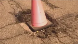 Giant potholes plague one of Chicago's busy roadways — DuSable Lake Shore Drive